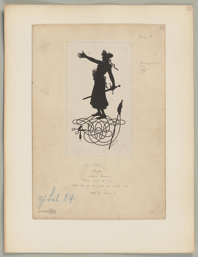 Untersatzbogen 54, Probedruck, Unknown artist