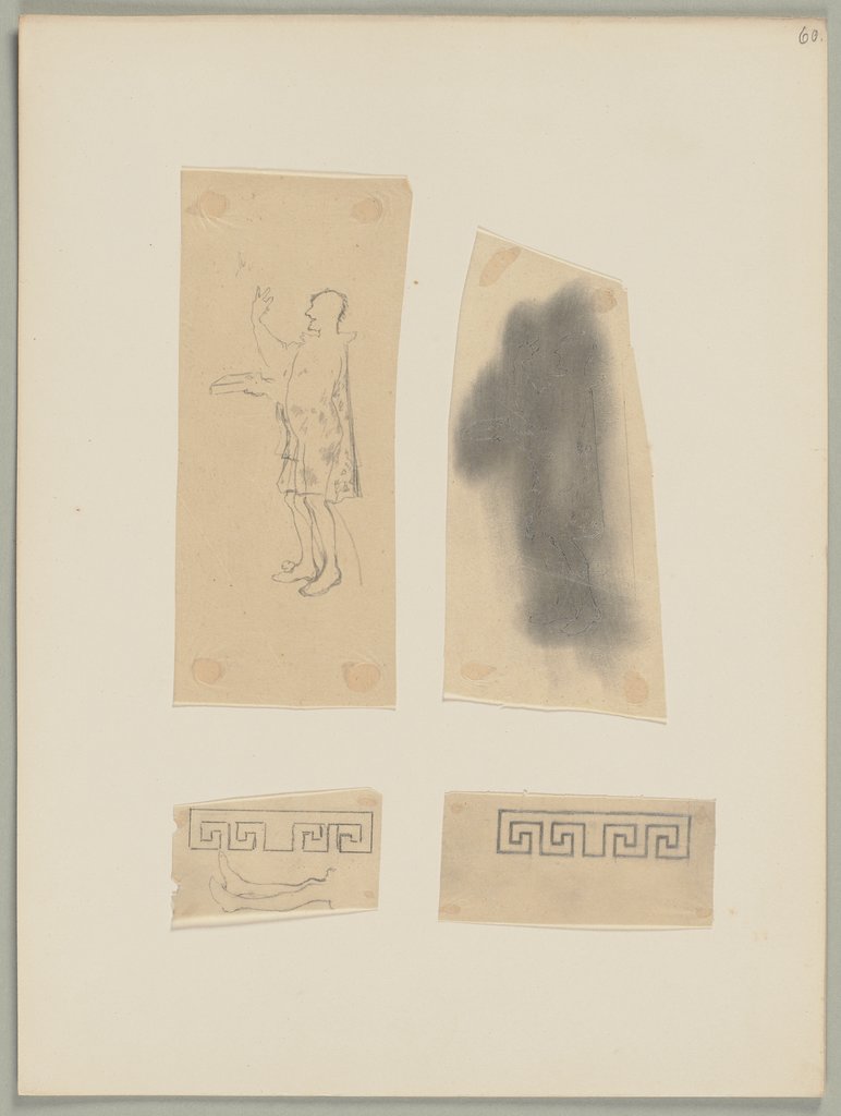 Untersatzbogen 60, Entwürfe und Pausen, Unknown artist