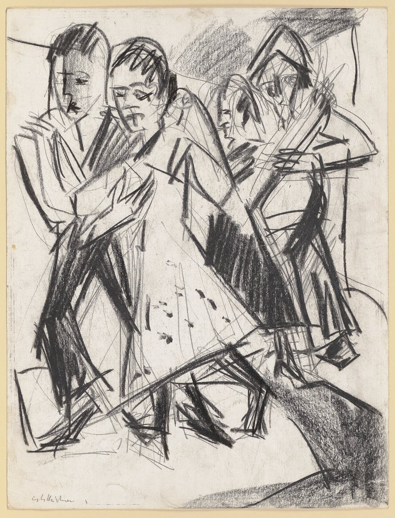 Tanzende Bauern, Ernst Ludwig Kirchner
