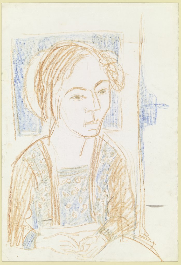 Sitting girl, Ernst Ludwig Kirchner