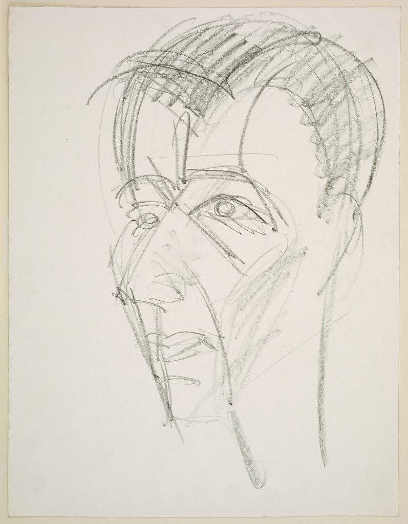 Self-portrait, Ernst Ludwig Kirchner