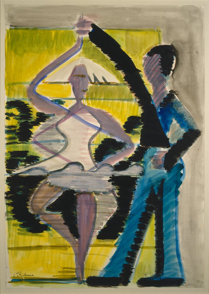 Pirouetting Dancer, Ernst Ludwig Kirchner