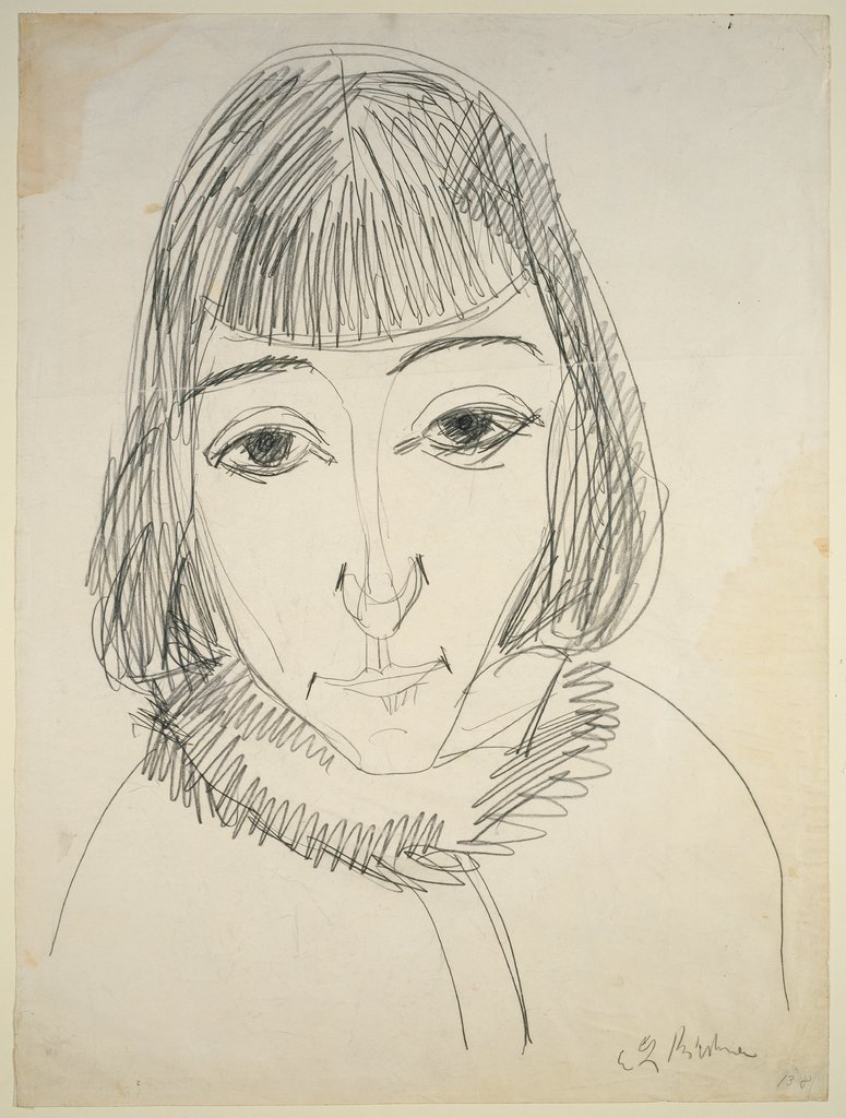 Portrait of Erna, Ernst Ludwig Kirchner