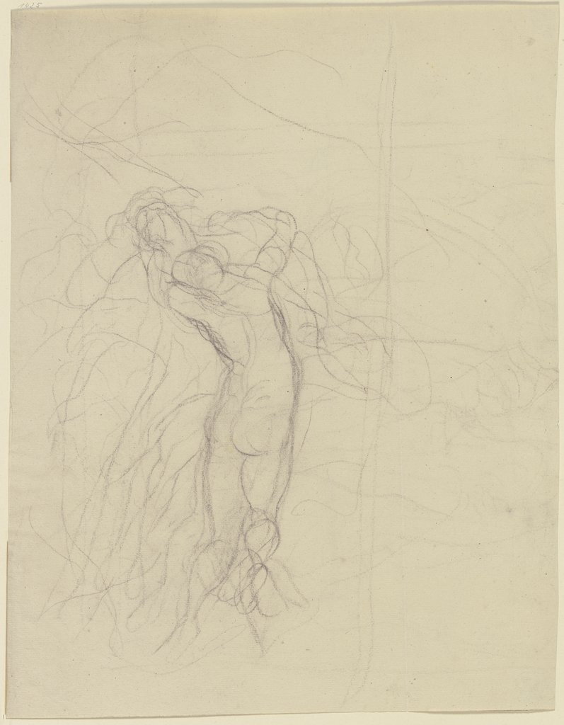 Two embracing nudes, Victor Müller
