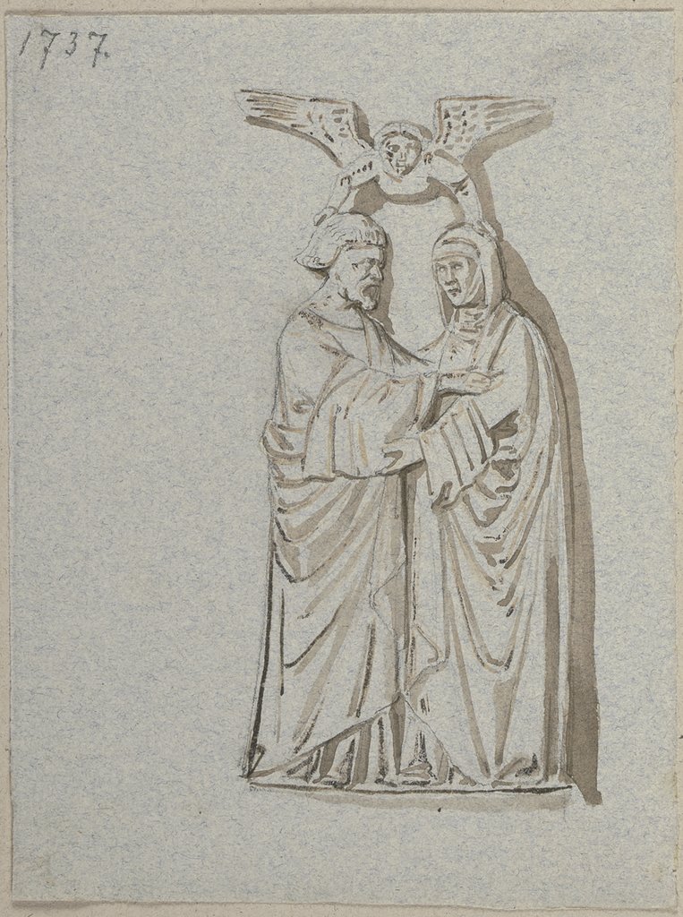 Elfenbeinarbeiten - Maria und Josef (?), Johann Anton Ramboux
