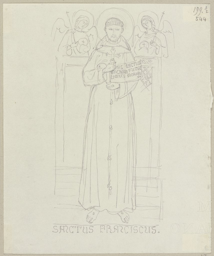 Aus der Kapelle der Madonna degli Angeli in Santa Chiara zu Assisi, Johann Anton Ramboux