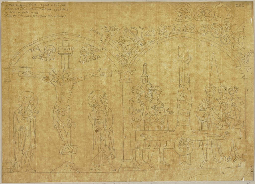 Von einem Messgewand zu Agnani aus der Zeit Bonifazius VIII, Johann Anton Ramboux