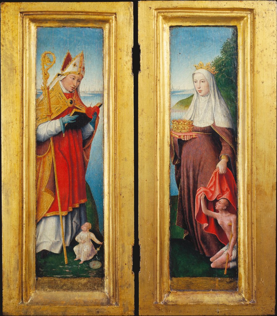 Hl. Augustinus und hl. Elisabeth, Niederländischer oder niederrheinischer Meister um 1510