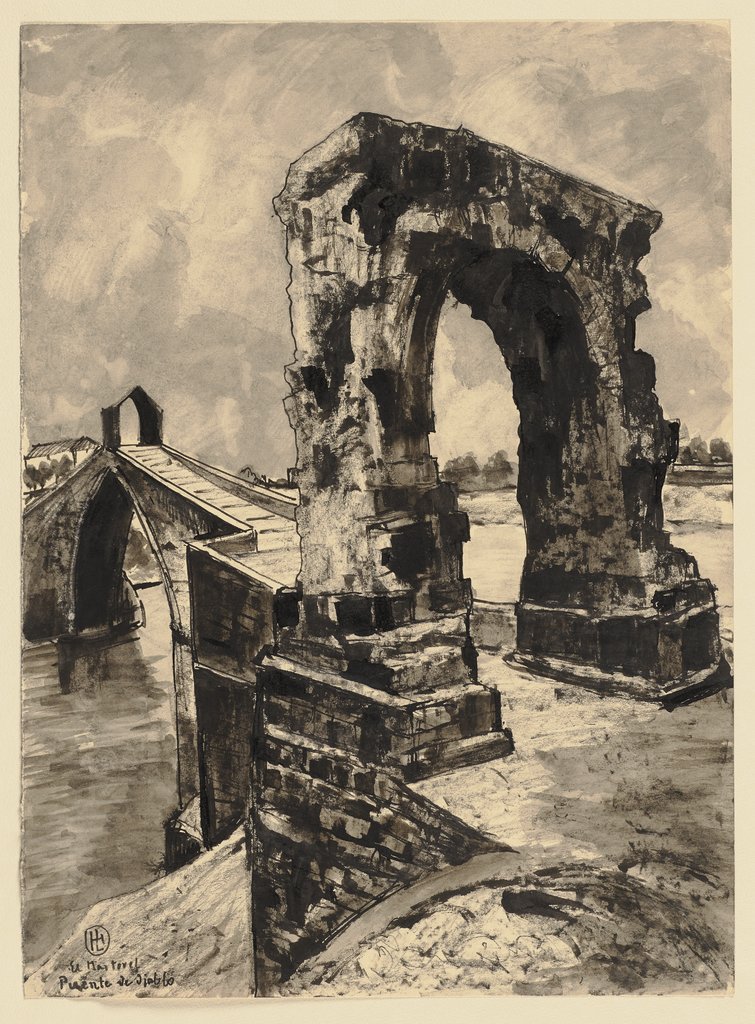 Der Pont del Diable in Martorell, Hermann Lismann