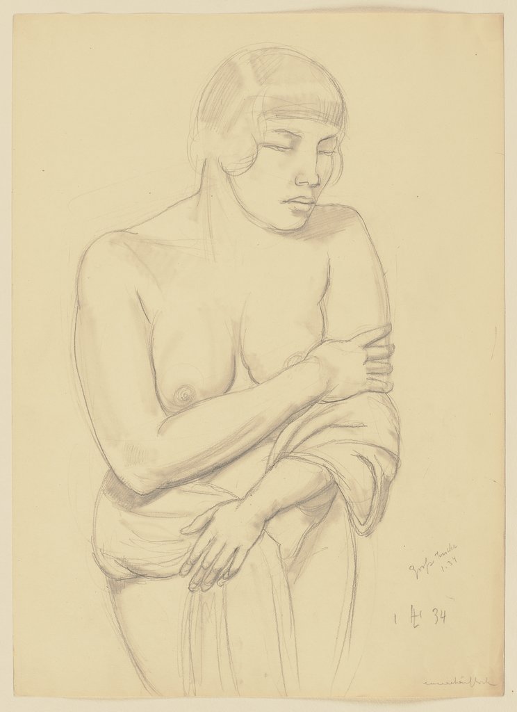 Female nude, Hermann Lismann