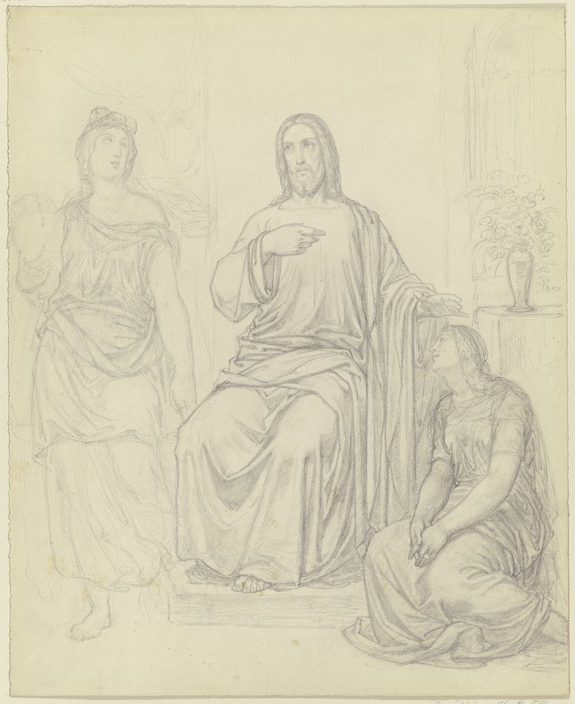 Christus bei Maria und Martha, Ferdinand Fellner