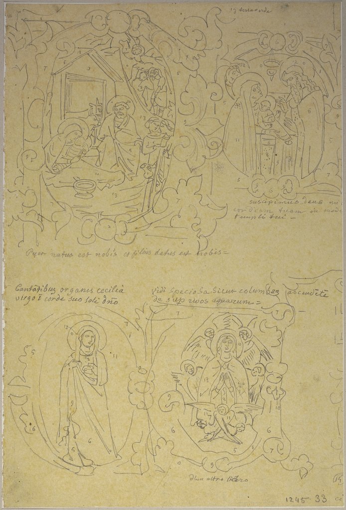 Aus den Chorbüchern zu San Gimignano, Johann Anton Ramboux