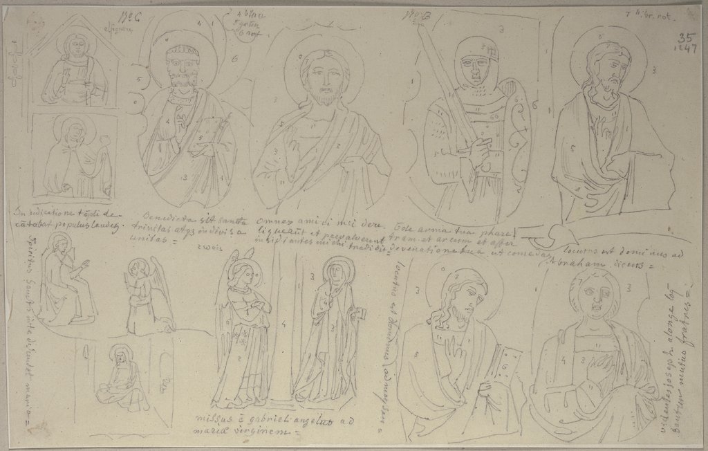 Aus den Chorbüchern zu San Gimignano, Johann Anton Ramboux