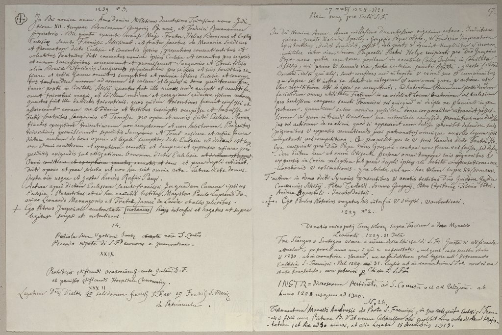 A transcript, Johann Anton Ramboux