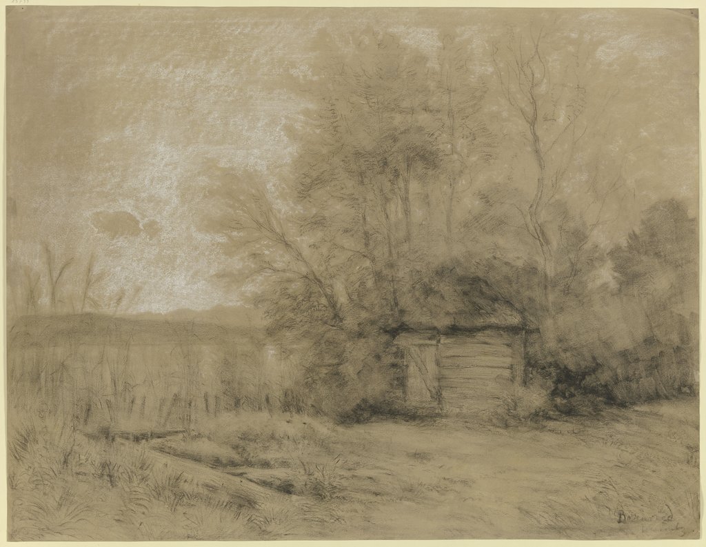 Hütte im Moor, Karl Peter Burnitz