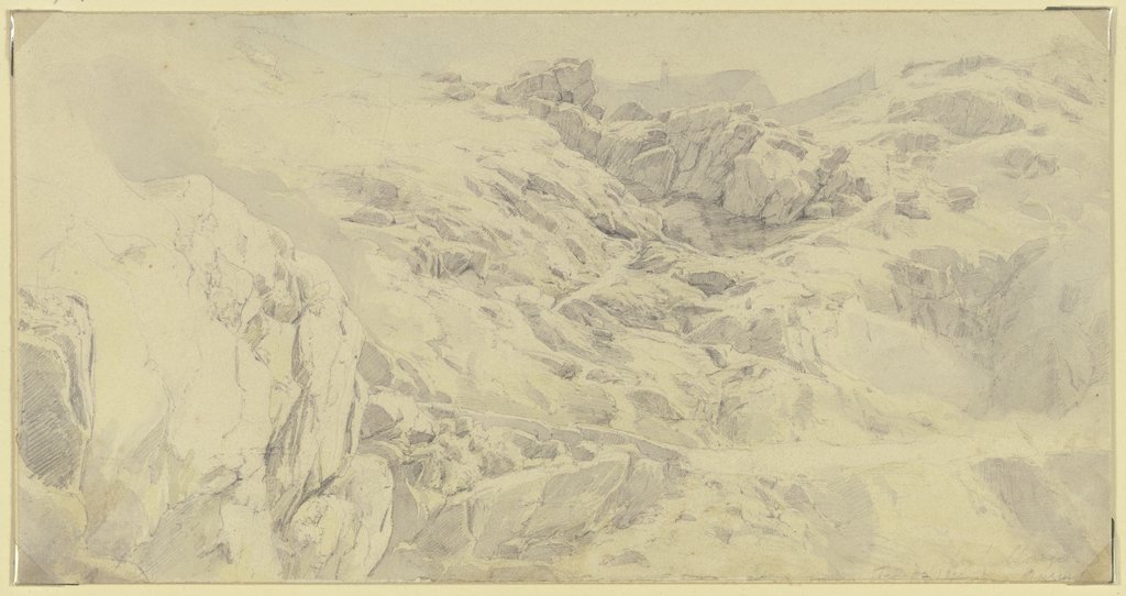Rocky landscape near Toledo, Karl Peter Burnitz