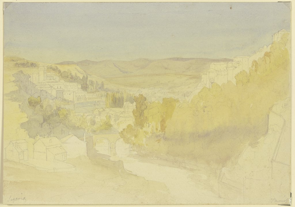 Landscape near Segovia, Karl Peter Burnitz