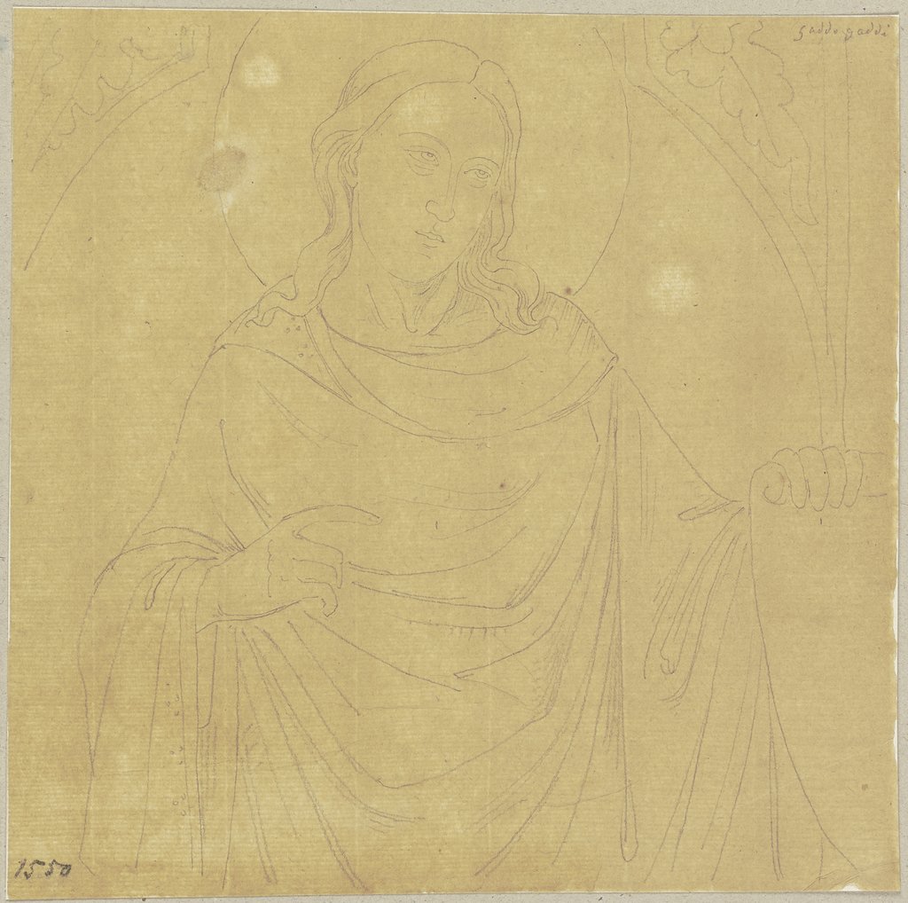 Von einer Predella in Tempera zu Florenz, Johann Anton Ramboux, after Gaddo Gaddi