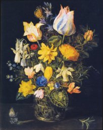 Stillleben mit Blumenstrauß