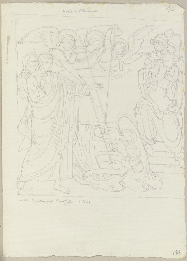 In der Kapelle del Crocifisso bei Cori, Johann Anton Ramboux