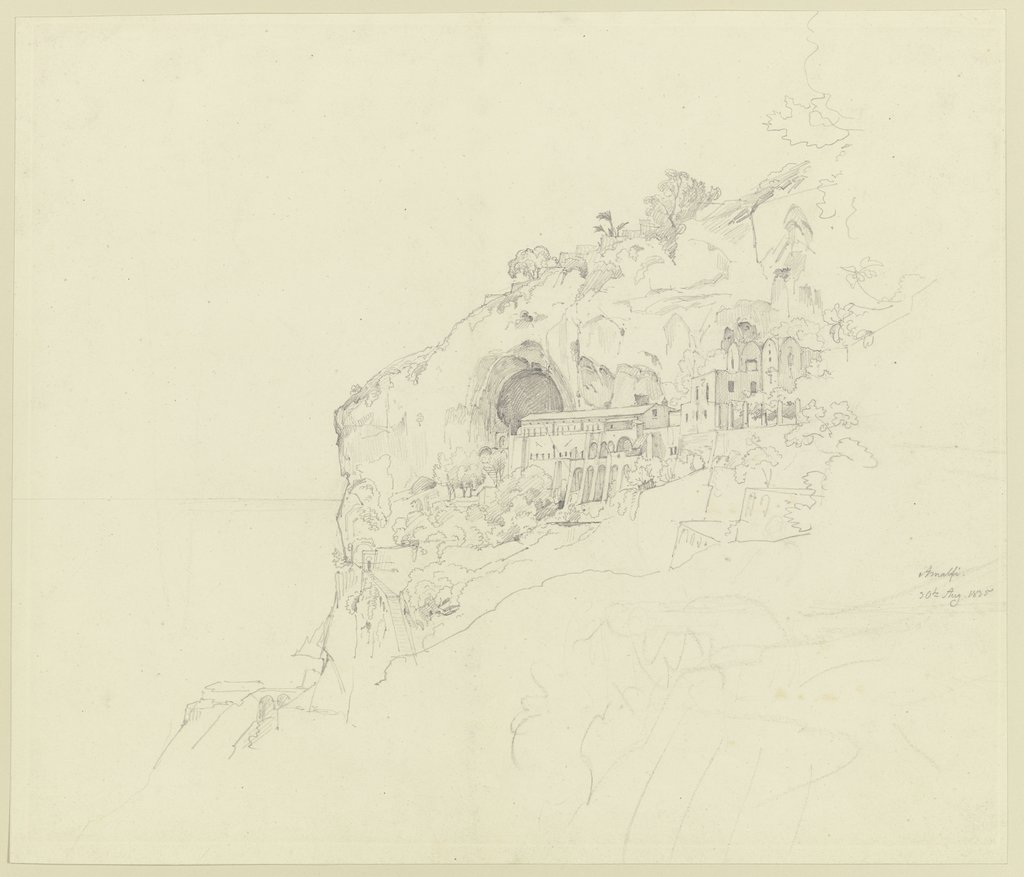 View of Amalfi, Carl Morgenstern