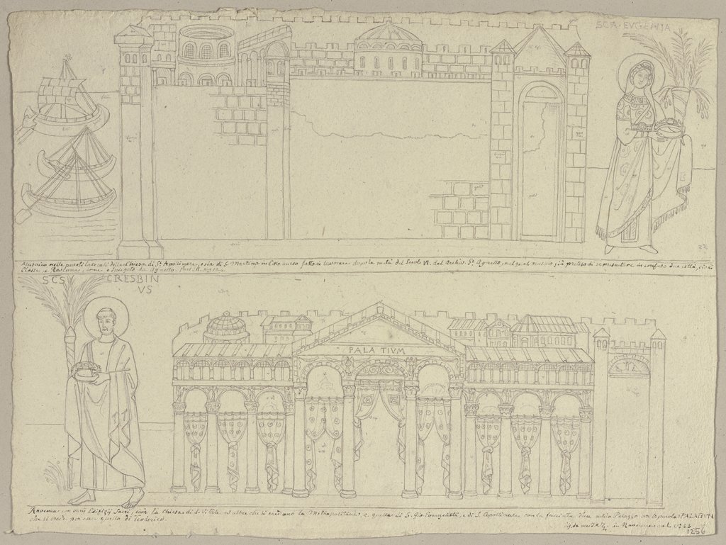 Nach verschiedenen Mosaiken in Ravenna, Johann Anton Ramboux