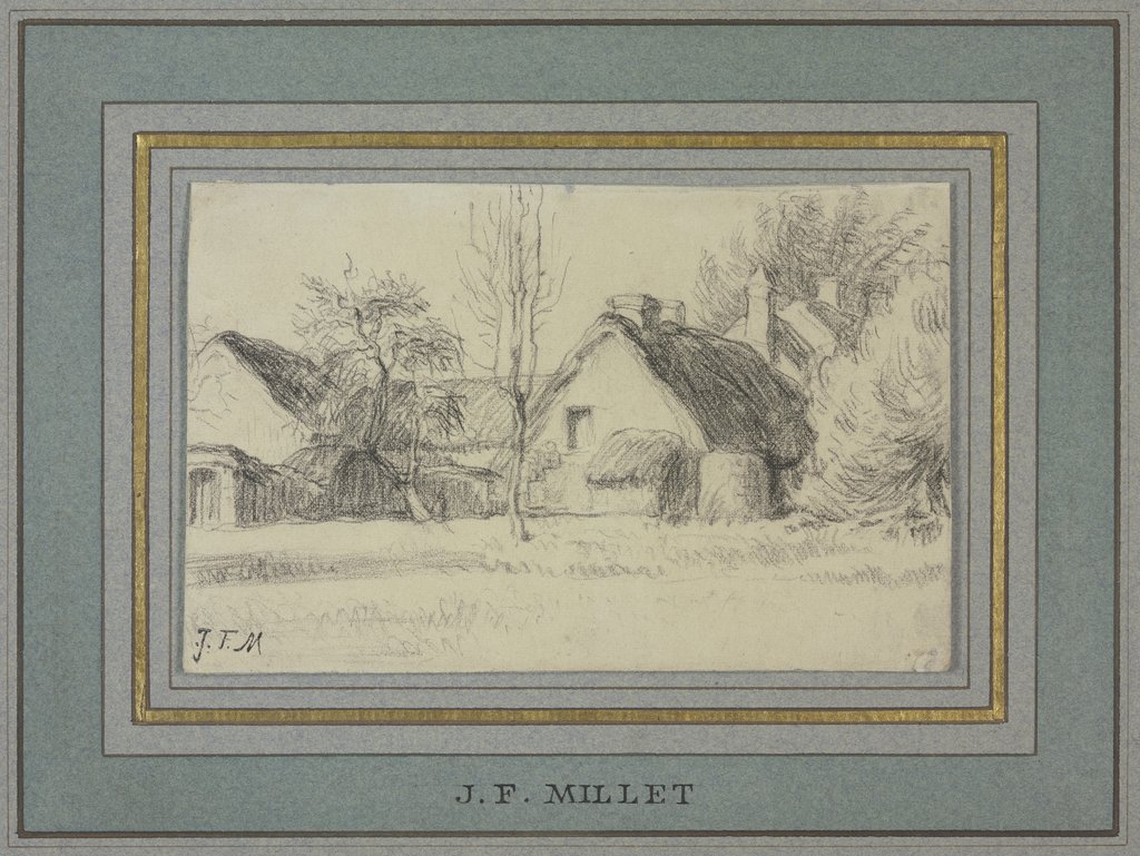 Farmstead, Jean François Millet