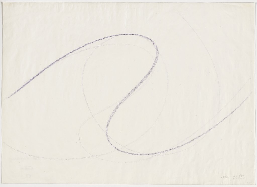 Curves Purple, Hermann Glöckner
