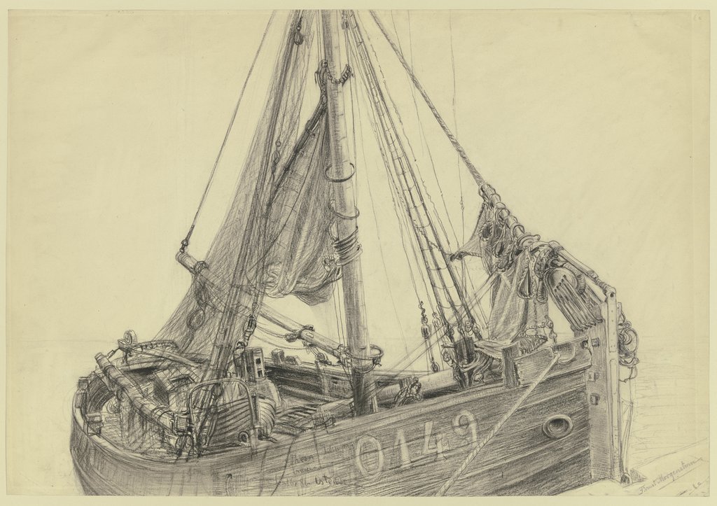 Fishing boat, Ernst Morgenstern