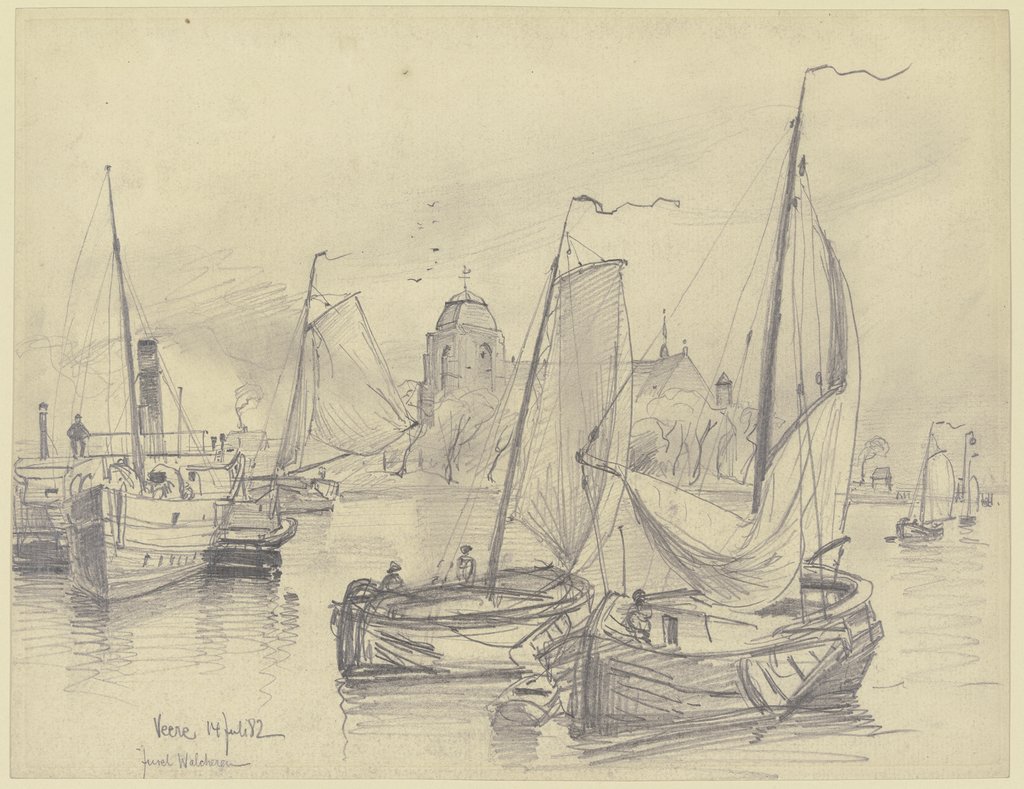 In the port of Veere, Ernst Morgenstern