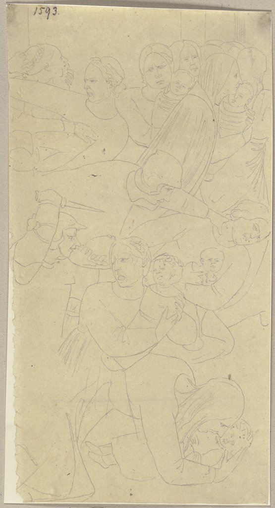 In der Gallerie der Akademie zu Florenz, Johann Anton Ramboux, style of and after Fra Angelico