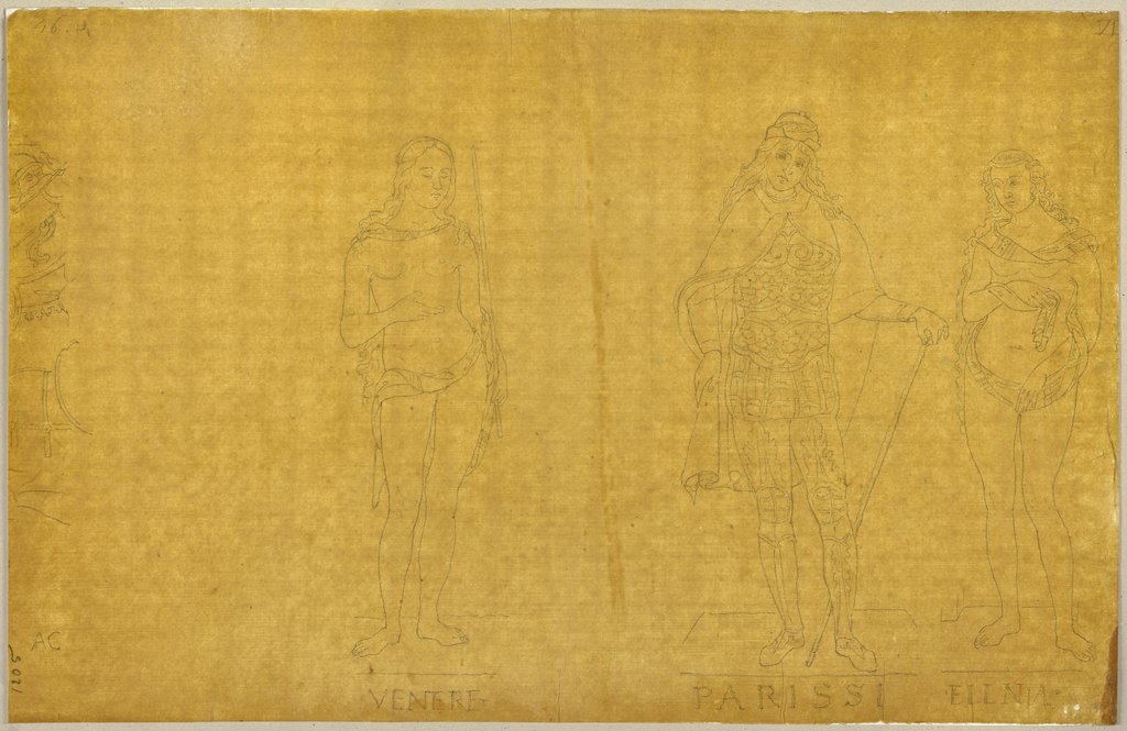 Figuren aus der griechischen Mythologie, Johann Anton Ramboux, after Tommaso Ghirlandajo;   ?