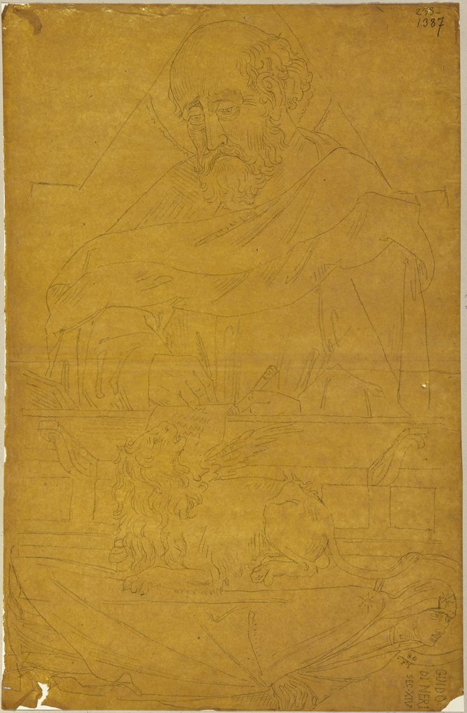 Markus nach Ambrogio Lorenzetti sowie Mater Dolorosa nach Guido de Neri, Johann Anton Ramboux, nach Ambrogio Lorenzetti, nach Guido da Siena