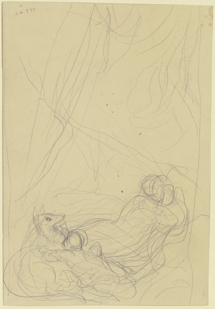Titania und Bottom in der Gestalt des Esels, Victor Müller