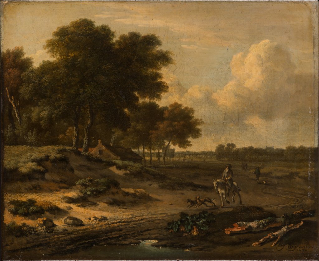 Landschaft mit Reiter, Jan Wijnants