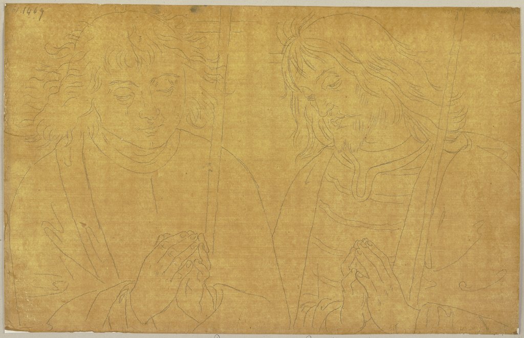 Aus dem Presepio al Monte bei Perugia, Johann Anton Ramboux, nach Pietro Perugino