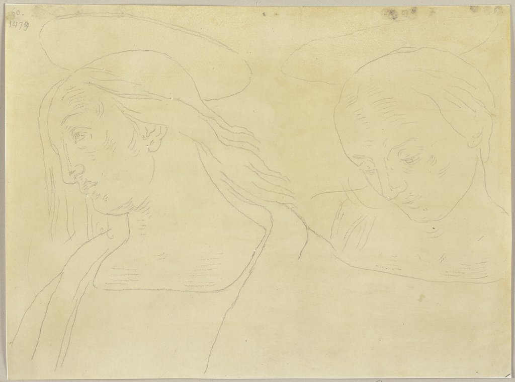 Aus der Kreuzabnahme bei den Serviten bei Citta della Pieve, Johann Anton Ramboux, after Pietro Perugino