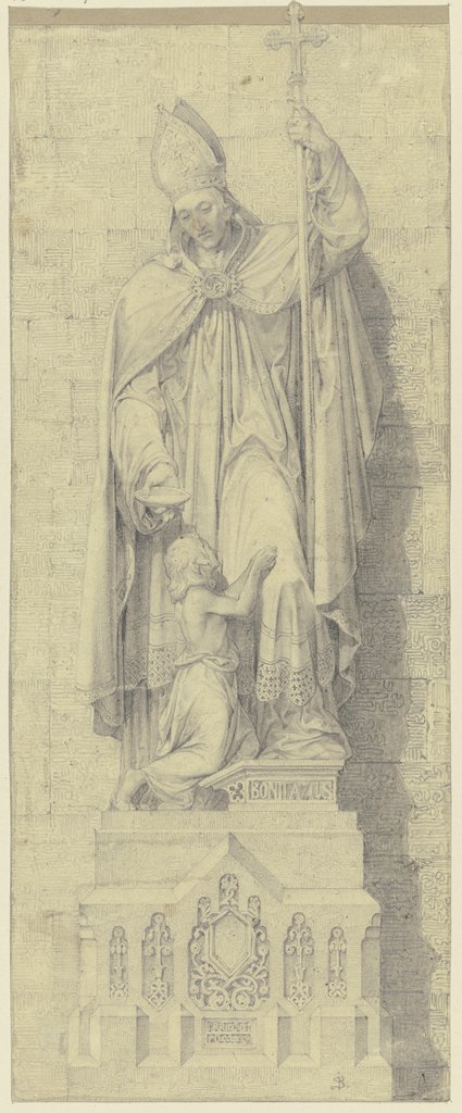 Statue des Heiligen Bonifazius, Johann Baptist Scholl the Younger