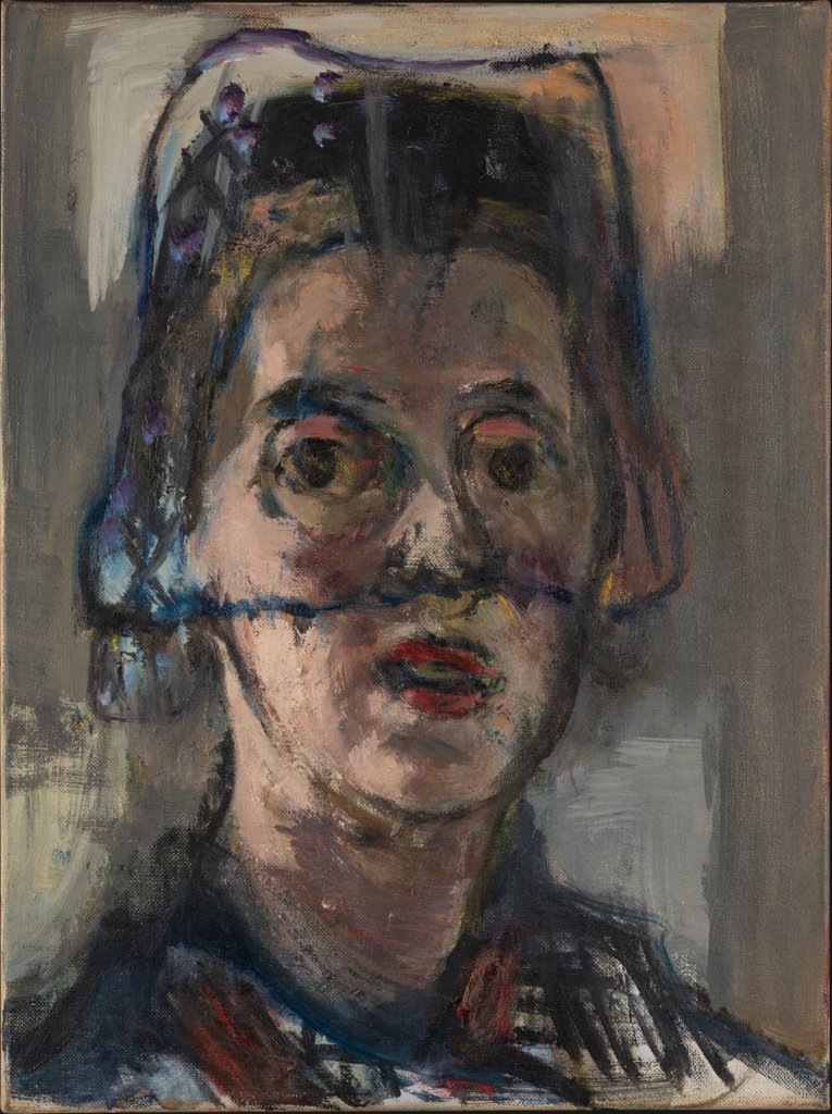 Self Portrait with Veil, Marie-Louise von Motesiczky