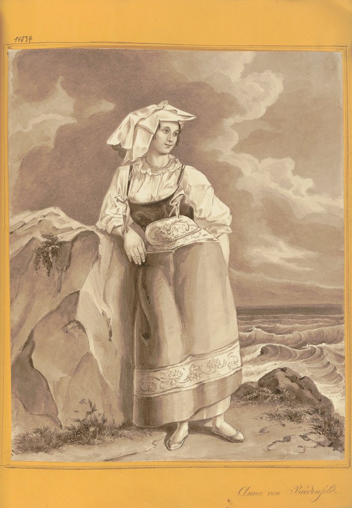 Klebealbum der Marie Auguste Emilie Freiin von Günderrode, Seite 16, 