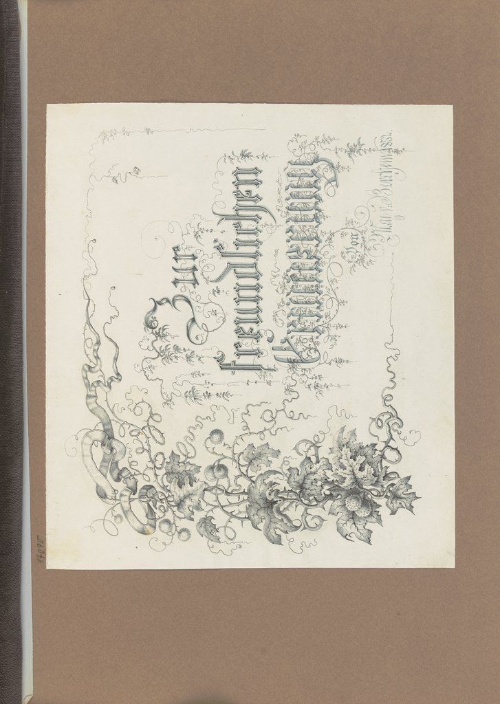Klebealbum der Marie Auguste Emilie Freiin von Günderrode, Seite 56, 