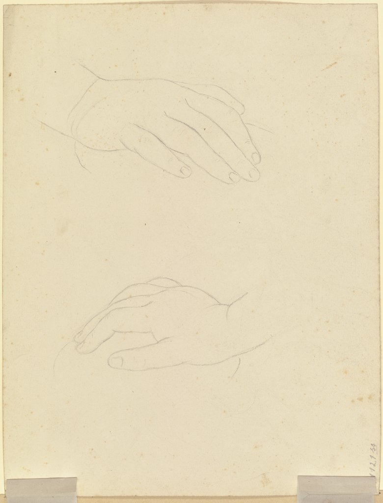 Two resting hands, Karl Sandhaas