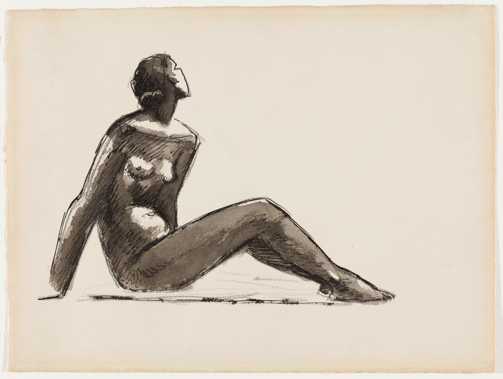 Femme assise nue, Julio González