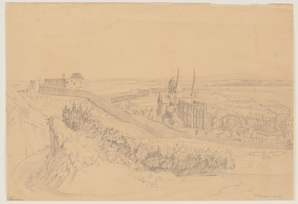 View on Oppenheim, Friedrich Wilhelm Ludwig