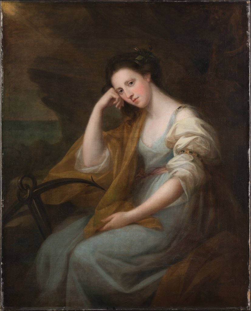 Bildnis der Lady Louisa Leveson-Gower (1749/50-1827), später Baroness Macdonald, als Spes, Angelica Kauffmann