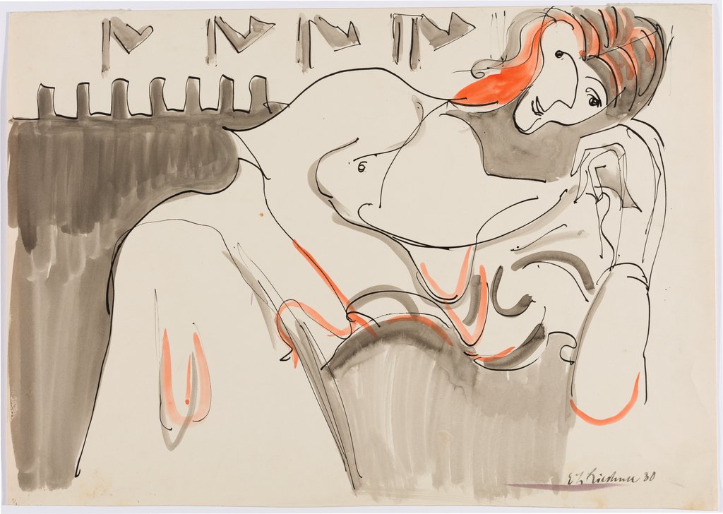 Ruhende Frau, Ernst Ludwig Kirchner