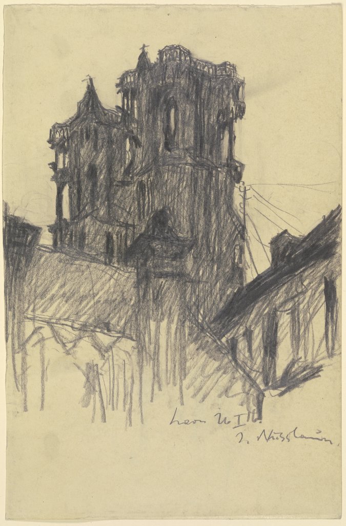 Westtürme der Kathedrale von Laon, Jakob Nussbaum