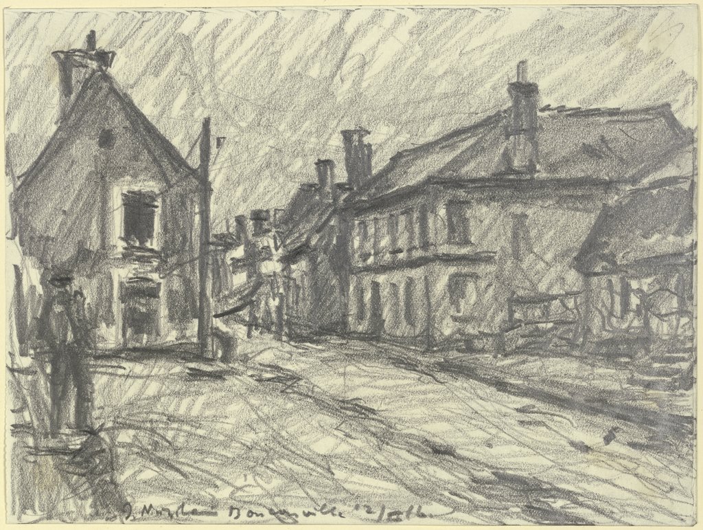 Straße in Bouconville, Jakob Nussbaum