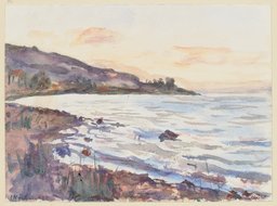 Jakob Nussbaum, Abend am Kinereth-See, 1925