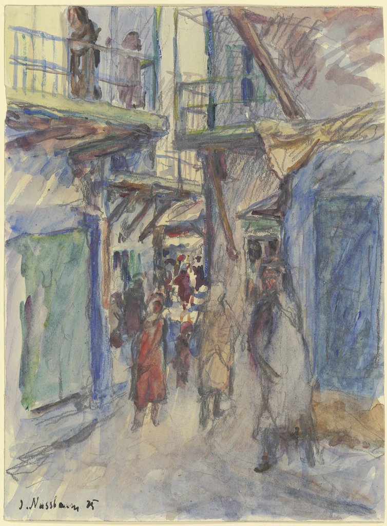 Street in Tiberias, Jakob Nussbaum